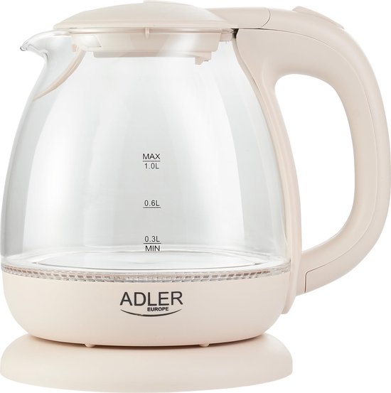 Adler - Waterkoker - 1.0 liter - Wit