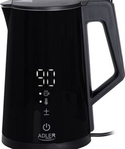 Adler AD 1345 zwart Waterkoker met LED-display & temperatuurregeling 1,7L STRIX
