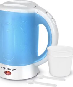 Aigostar Walking Drip 30JQK – Camping Waterkoker - Reis Waterkoker, Travel, BPA vrij - Blauw/Wit