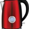 Berlinger Haus 9068 - Waterkoker - 1.7 liter - RVS - 2200 watt - Burgundy collection - Rood metallic