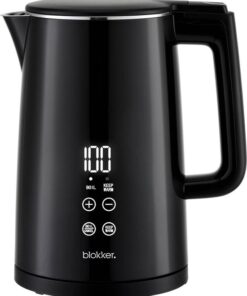 Blokker Digitale Waterkoker 1,5L - Met Temperatuurregeling - One Touch - Zwart