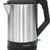 Bomann WKS3002CB - Waterkoker - 1.5L - 2200W - RVS/Zwart