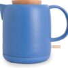 CREATE - Elektrische waterkoker van keramiek 1 L - 100ºC - met zelfuitschakelend systeem, antikalkfilter en antideeltjesfilter - Strong blue - KETTLE CERAMIC