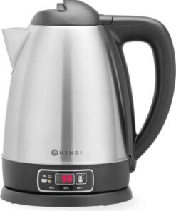 Draadloze Elektrische Waterkoker Met Temperatuurregeling - HENDI - 1,8L - 230V/1800W - 221x164x(H)249mm - HENDI 209943