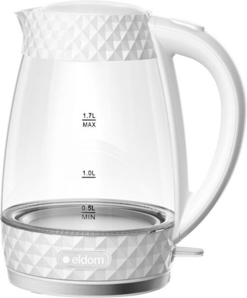 Eldom C480C - waterkoker - 1,7l - draadloos - 2200W - wit