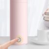 Frunimall - Draagbare Waterkoker - Reiswaterkoker- 3 in 1 Mini Waterkoker - Roze