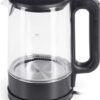 GOURMETmaxx glaskoker LED 1,7l 2200W zwart mat snoerloos