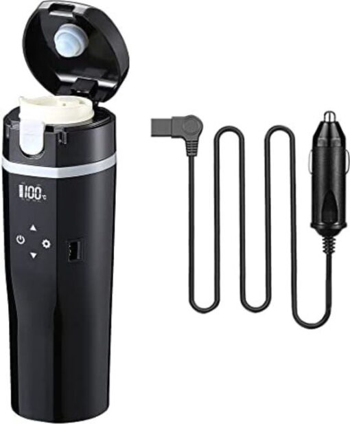 Gratyfied - Draagbare Waterkoker - Reiswaterkoker- Mini Waterkoker - Zwart
