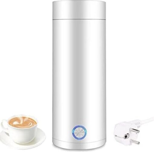 Graytified - Draagbare Waterkoker - Reiswaterkoker- Mini Waterkoker - Wit
