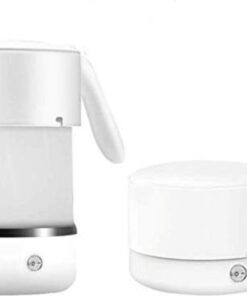 Graytified - Draagbare Waterkoker - Reiswaterkoker- Mini Waterkoker - Wit