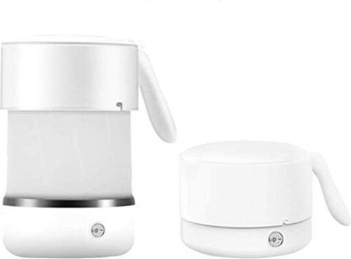 Graytified - Draagbare Waterkoker - Reiswaterkoker- Mini Waterkoker - Wit