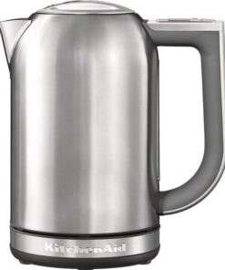 KitchenAid Waterkoker - Waterkoker met temperatuurregeling, digitale display en warmhoudfunctie - 1,7 L, Roestvrij staal (grijs)