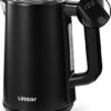 Linsar - Waterkoker - RVS look - 1,7 liter - Met touch-functie, warmhoudfunctie, 5 temperatuurinstellingen, kalkfilter, automatische uitschakeling en digitale weergave - 2200 Watt