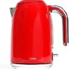 Livoo - DOD180R - Art De Vivre - Elektrische waterkoker - 2200W - Retro Style - 1,7 liter - Retro Rouge - 3 jaar garantie!!!