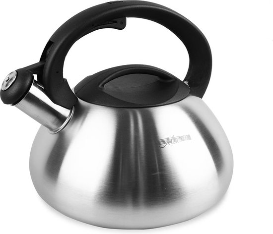 MAESTRO - Waterkoker met deksel en fluittoon 3L - Hoge kwaliteit roestvrij staal