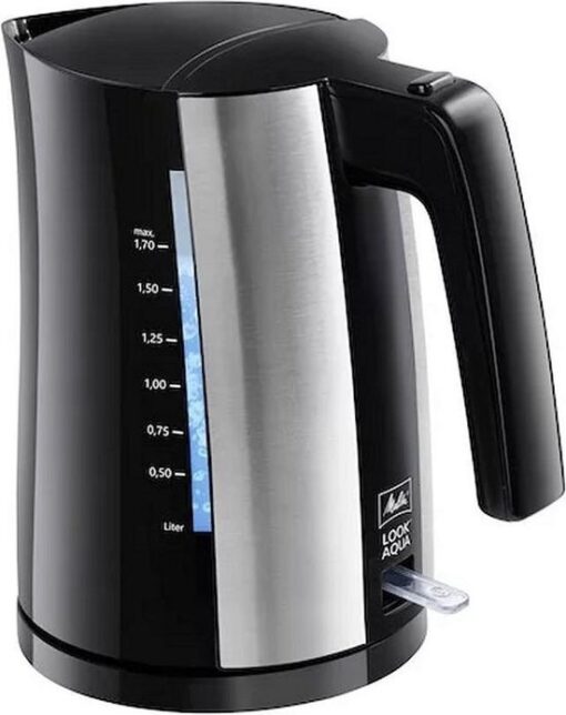 Melitta Look Aqua Waterkoker 1.7L 2400W Zwart