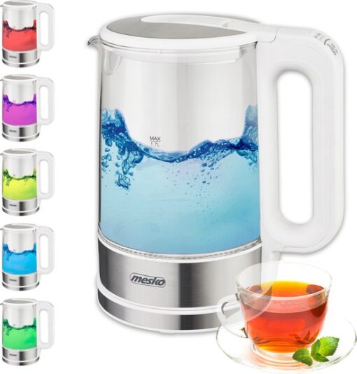 Mesko 1301 W - Waterkoker -Wit - 1.7 liter - 2200 Watt