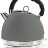 Nedis Waterkoker - 1.8 l - Soft-Touch - Grijs - 360 graden draaibaar - Verborgen verwarmingselement - Strix-controller - Droogkookbeveiliging