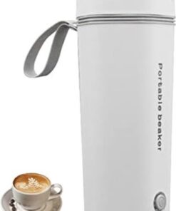 Portable Beaker - 450 ml - Draagbare Waterkoker - Reiswaterkoker- Mini Waterkoker - Wit