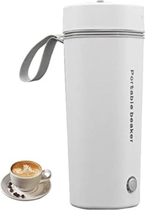 Portable Beaker - 450 ml - Draagbare Waterkoker - Reiswaterkoker- Mini Waterkoker - Wit