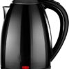 Royalty Line® SSK1.7L Waterkoker - 1.7 Liter - 1500W - 360 Graden Draaibaar - Met Automatische Kookstop, incl. Droogkookbeveiliging & Indicatielampje - Kettle - Waterkettle - Zwart