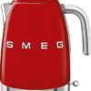 SMEG KLF04RDEU - Waterkoker - Rood - 1,7L - 7 temperaturen