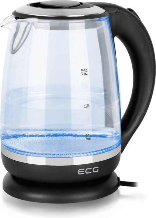 Waterkoker - 2 liter - Glas - LED verlichting - Waterkokers