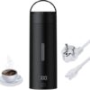 Waterkoker - Kleine Reis Waterkoker - 400 ML - Met Temperatuurinstelling En Automatische Uitschakeling - Zwart