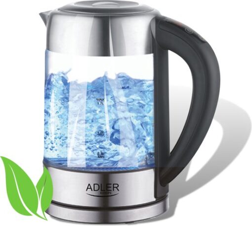 Waterkoker - Met temperatuurregeling - 1,7 liter - Glas - Waterkokers