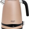 Waterkoker - Waterkoker met temperatuursregeling - Goud - RVS - 1.7L - 2200W