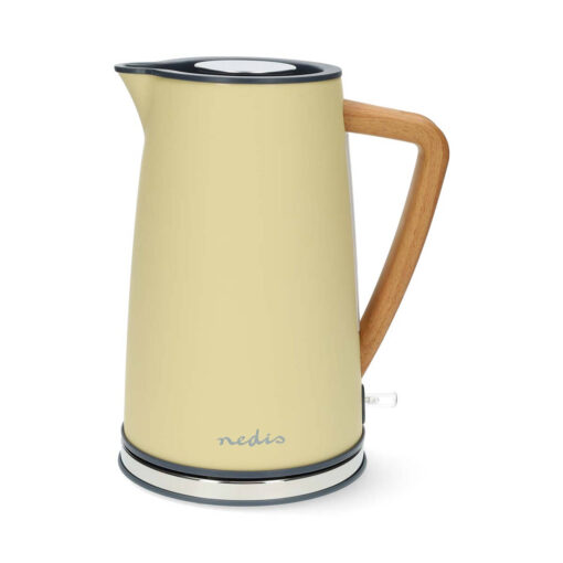 Waterkoker 1.7 l Soft-Touch Geel 360 graden draaibaar Verborgen verwarmingselement Strix??-controller Droog