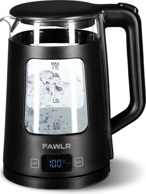 Waterkoker met Temperatuurregeling - Waterkokers - Led Display - 1,7L - 2200W