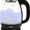 Waterkoker Tristar WK-3405 - Glazen waterkoker 1,7 liter met LED - 360° draaibaar - 2200 watt - Zwart